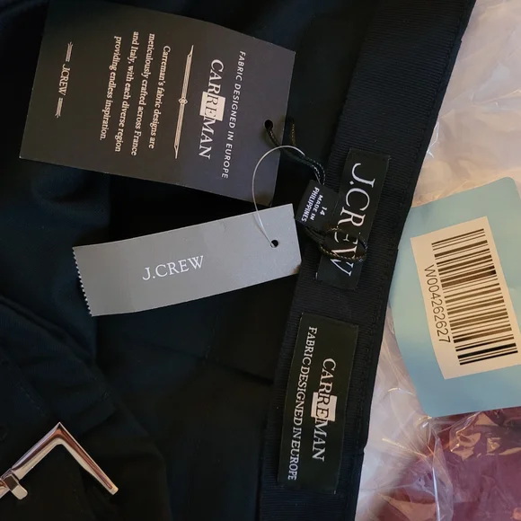 J. Crew Navy Pleated Mini Skirt With Buckle 14 - Picture 5 of 8